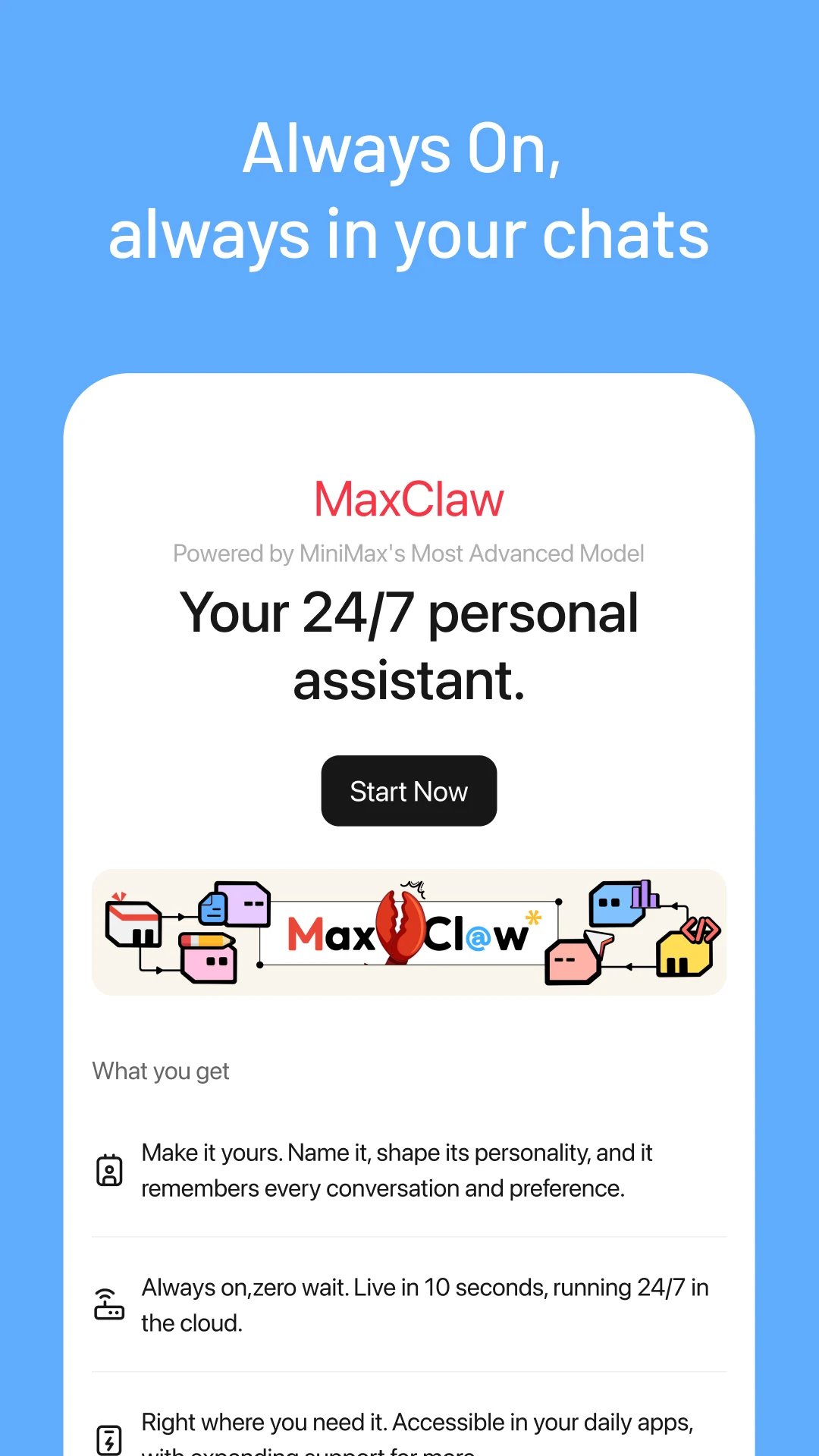 MiniMax - Your AI Agent screenshot